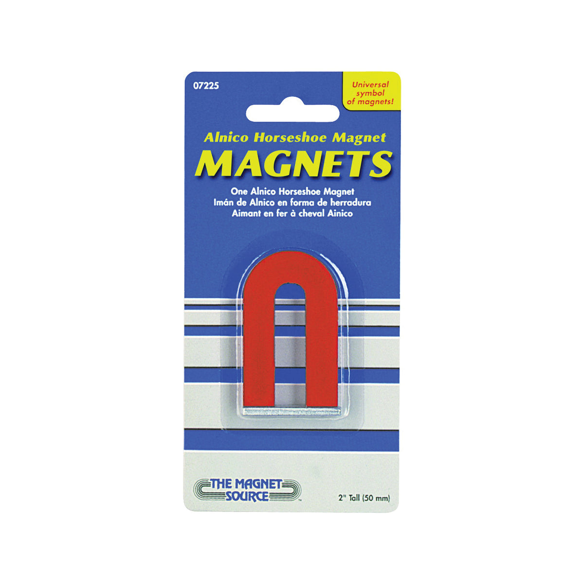 Magnet Source 07225 Horseshoe Magnet, Red