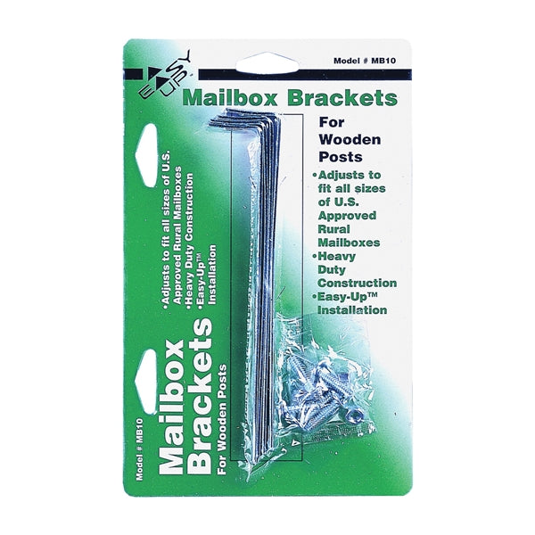 Gibraltar Mailboxes MB100000 Mounting Bracket, Galvanized Steel, 5-3/4 in L x 1 in W Dimensions