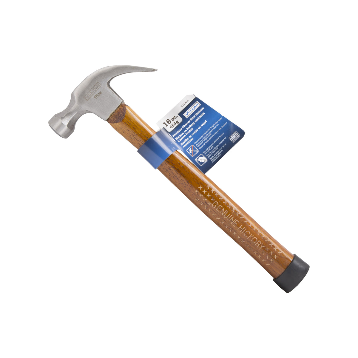 Vulcan JL20136 Hammer, 16 oz Head, Curved Claw Head, CS Head, 13-1/8 in OAL