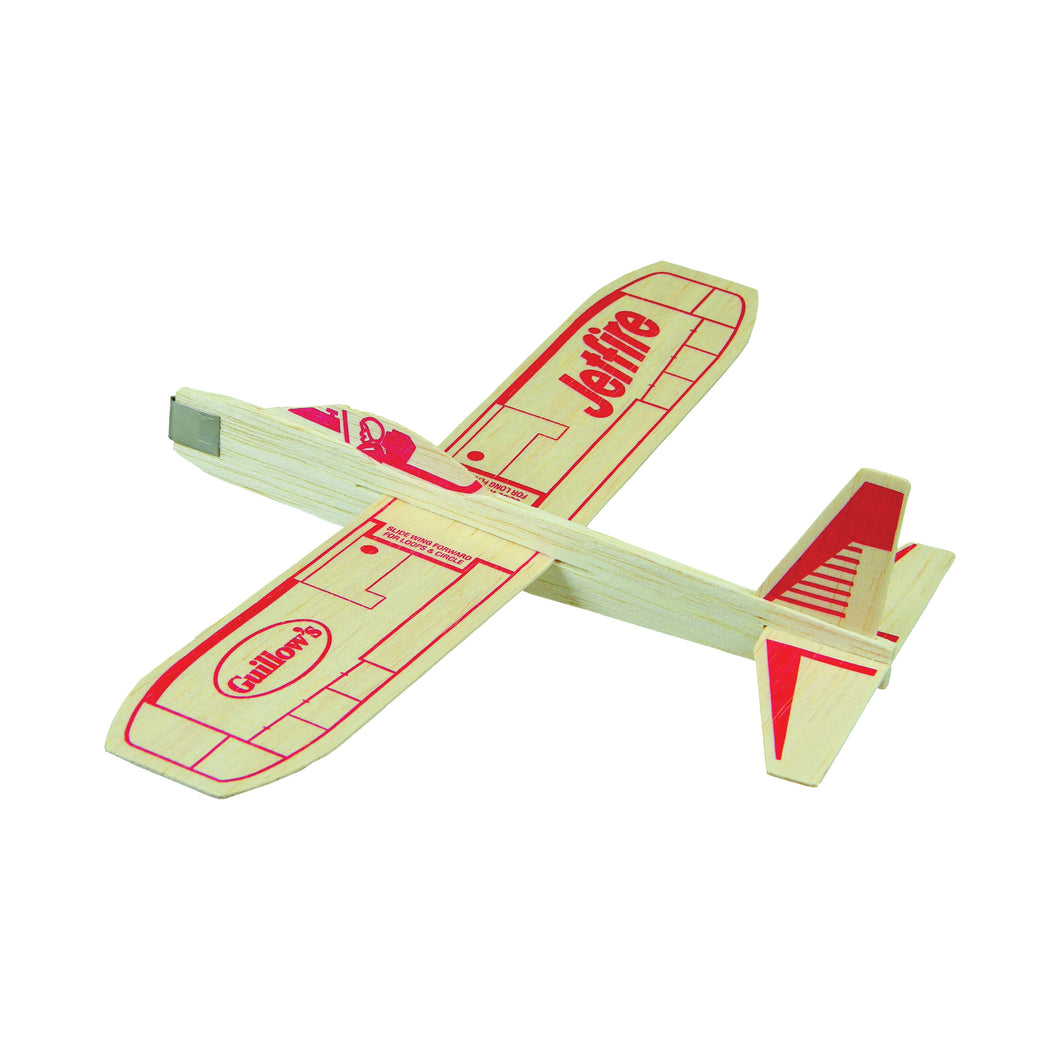 Guillow's Jetfire 30 Balsa Glider Plane, 3 years and Up, 12 in, Wood