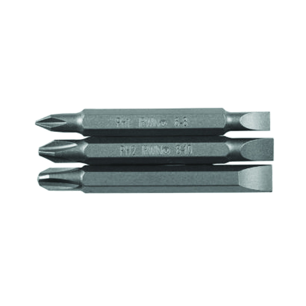 IRWIN 3532022C Screwdriver Bit, #2 Drive, Phillips Drive, 1/4 in Shank, Hex Shank, 2-3/8 in L, Steel