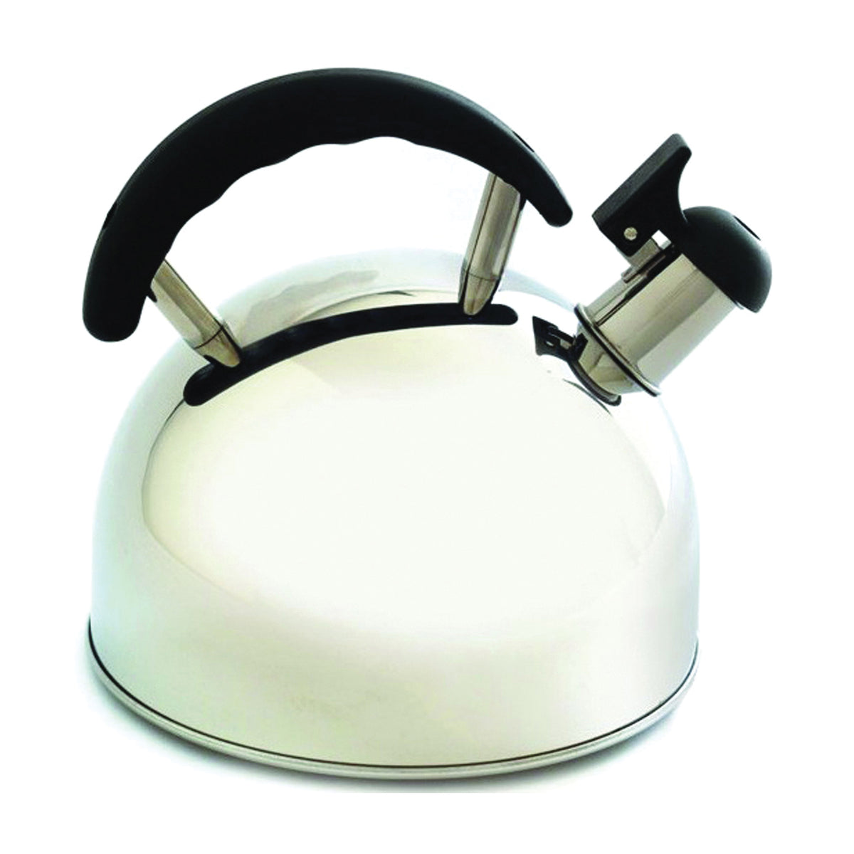 NORPRO 5627 Whistling Tea Kettle, 2.5 L Capacity, Stay-Cool Handle, Stainless Steel