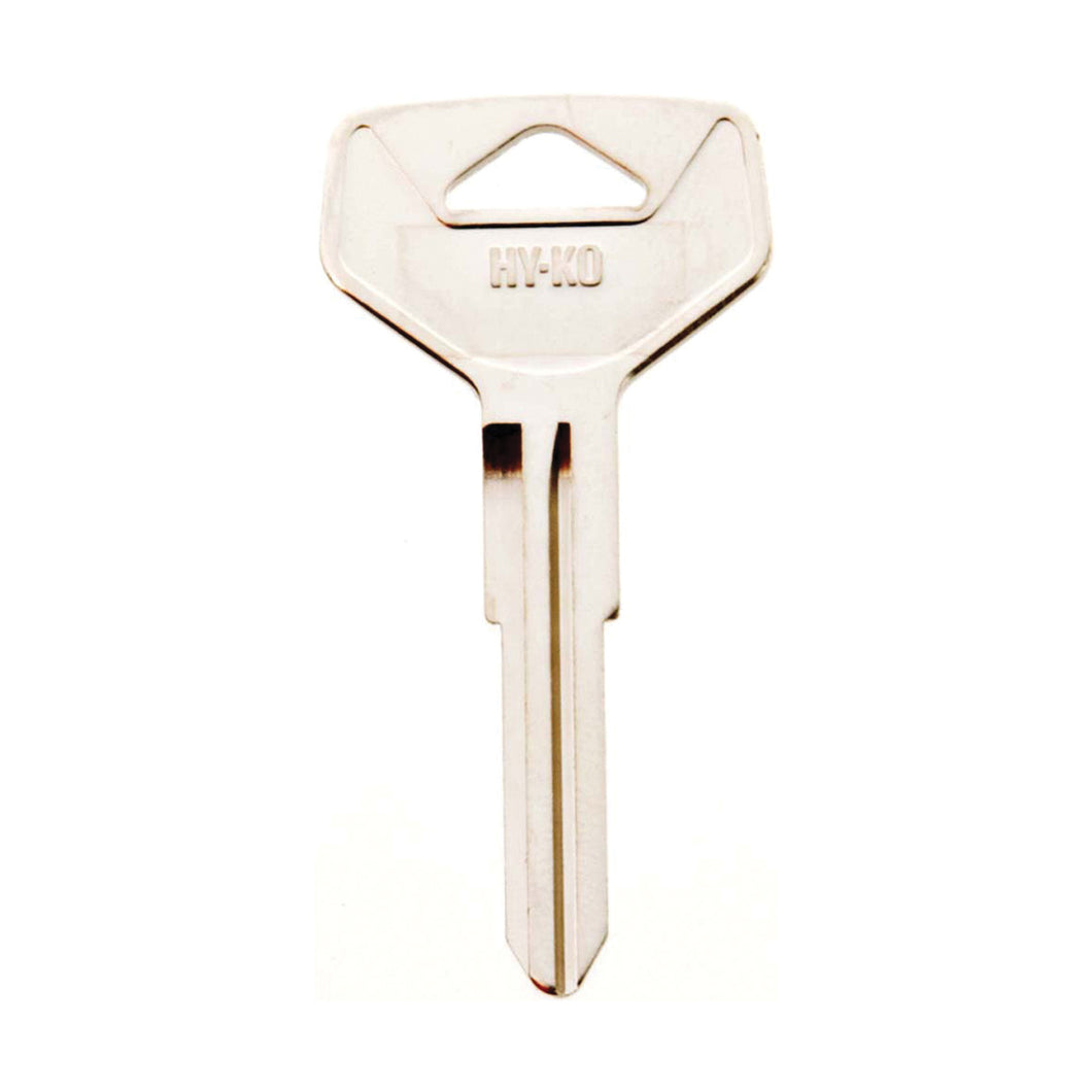 HY-KO 11010TR25 Automotive Key Blank, Brass, Nickel, For: Toyota Vehicle Locks