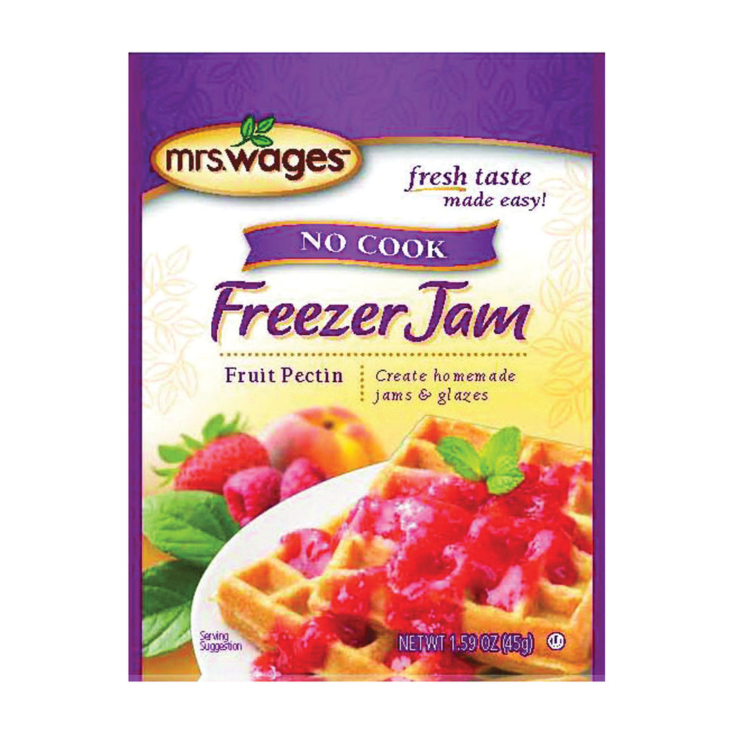 Mrs. Wages W599-H3425 Freezer Jam Fruit Pectin, 1.59 oz Pouch