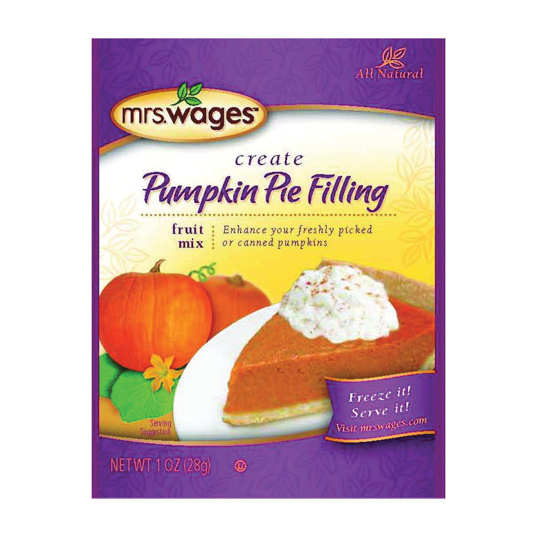 Mrs. Wages W805-J8425 Pumpkin Pie Filling, 1 oz Pouch