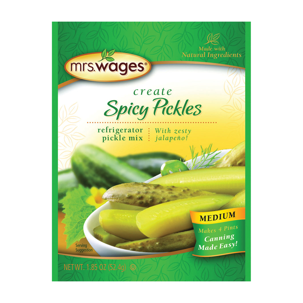 Mrs. Wages W658-H3425 Spicy Pickle Mix, 1.85 oz Pouch