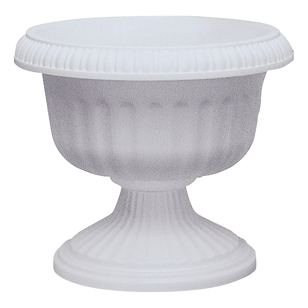 Southern Patio UR1212ST Urn Planter, 11.88 in W, 11.88 in D, Plastic, Stone