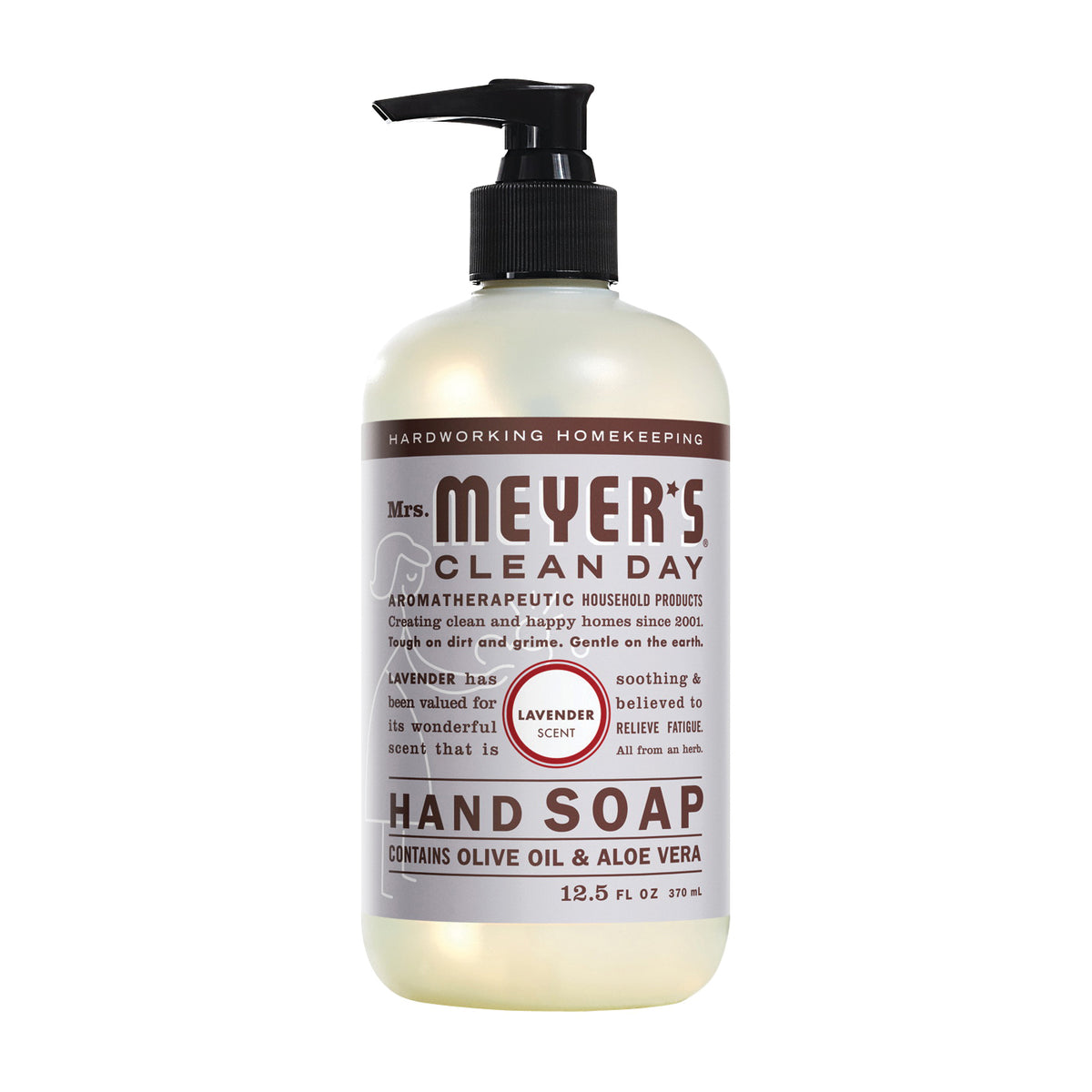 Mrs. Meyer's 11104 Hand Soap, Liquid, Lavender, 12.5 oz Bottle