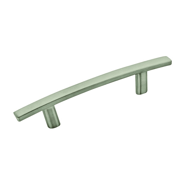 Amerock Cyprus Series TEN26201G10 Cabinet Pull, 5-1/4 in L Handle, 1-1/16 in Projection, Zinc, Satin Nickel