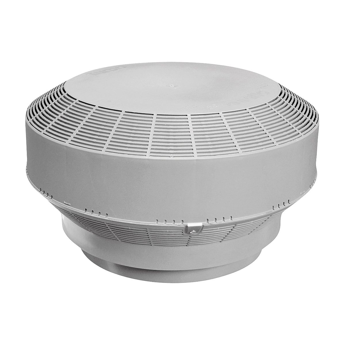 CANPLAS 6001G Roof Turbine Vent, Polypropylene, Gray