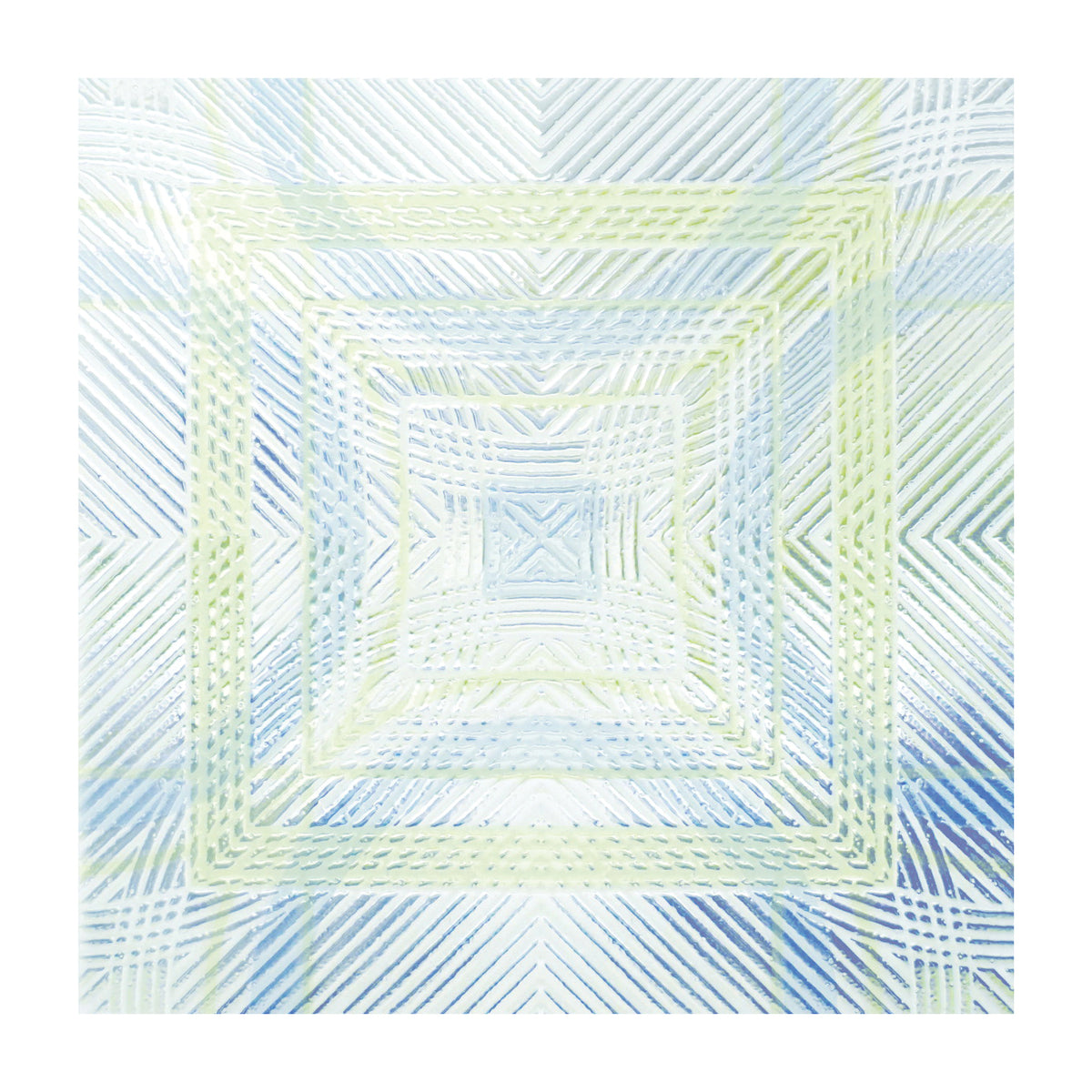 ARTSCAPE 02-3705 Window Film, 4 in L, 4 in W, Geometric Pattern, Yellow