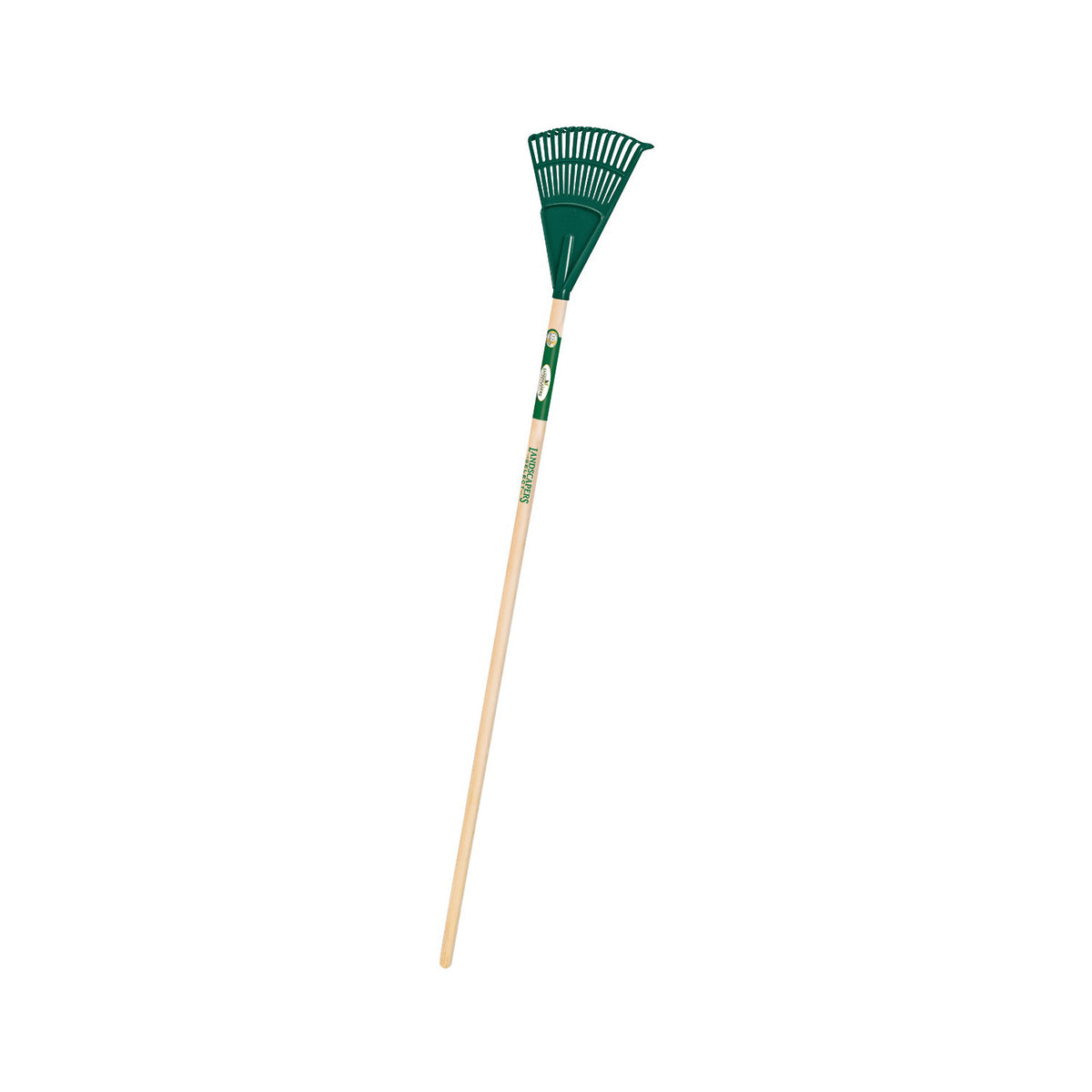Landscapers Select 34589 Shrub Rake, 15 -Tine, Poly Tine, Wood Handle, 48 in L Handle