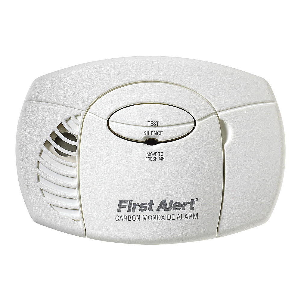 FIRST ALERT CO400 Carbon Monoxide Alarm, 10 ft, 85 dB, Alarm: Audible, Electrochemical Sensor, Wall Mounting