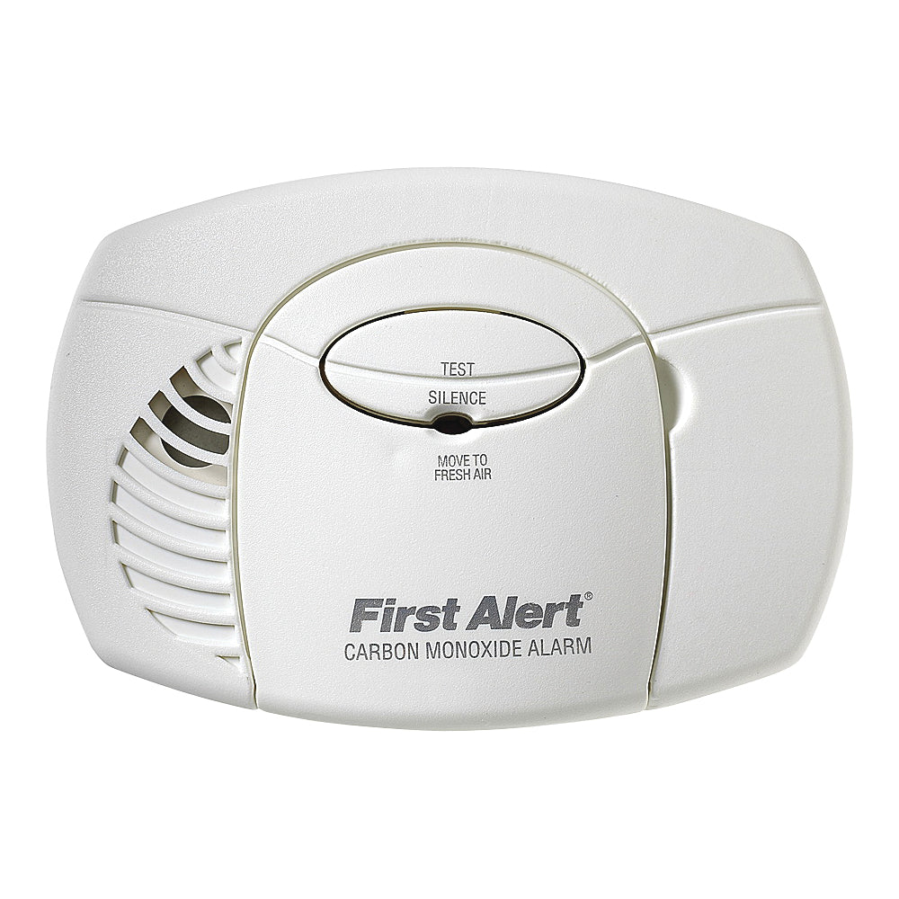 FIRST ALERT CO400 Carbon Monoxide Alarm, 10 ft, 85 dB, Alarm: Audible, Electrochemical Sensor, Wall Mounting