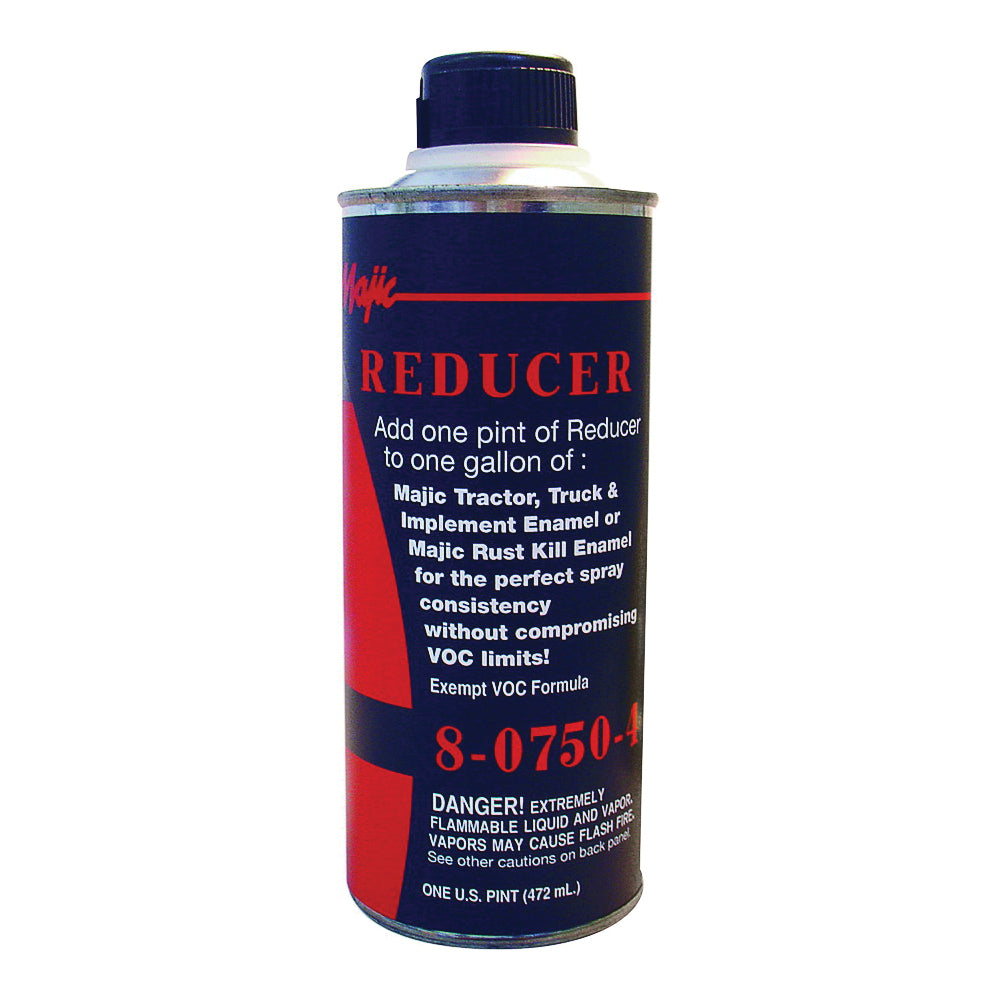 Majic Paints 8-0750-3 Paint Reducer, Liquid, Organic Solvent, Clear, 1 pt