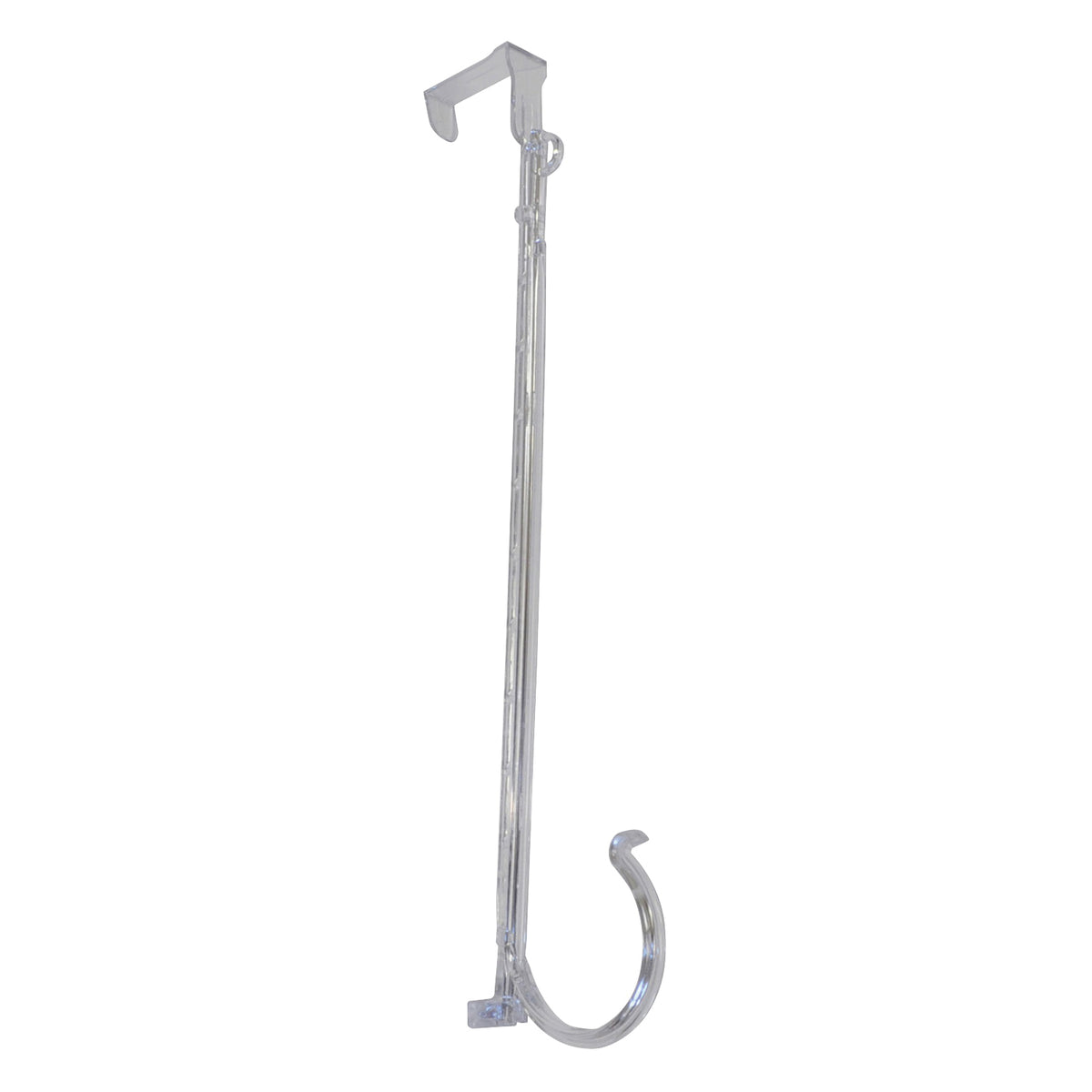 Adams 9220-99-1740 Adjustable Wreath Hook, 10 lb, Polycarbonate/PVC, For: Standard Door Frames