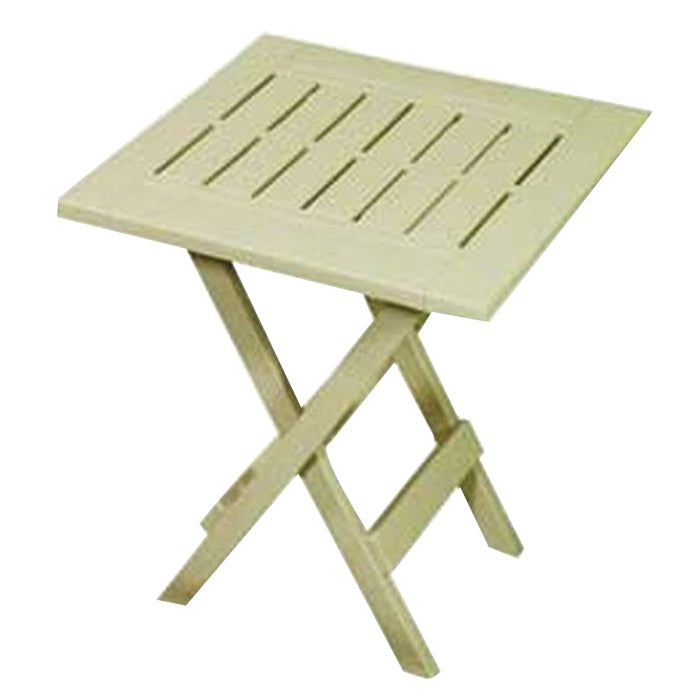 Gracious Living 14168-6PDQ Side Table, 15-3/10 in W, 17 in D, 25 in H, Resin Frame, Resin Table, Earth Table