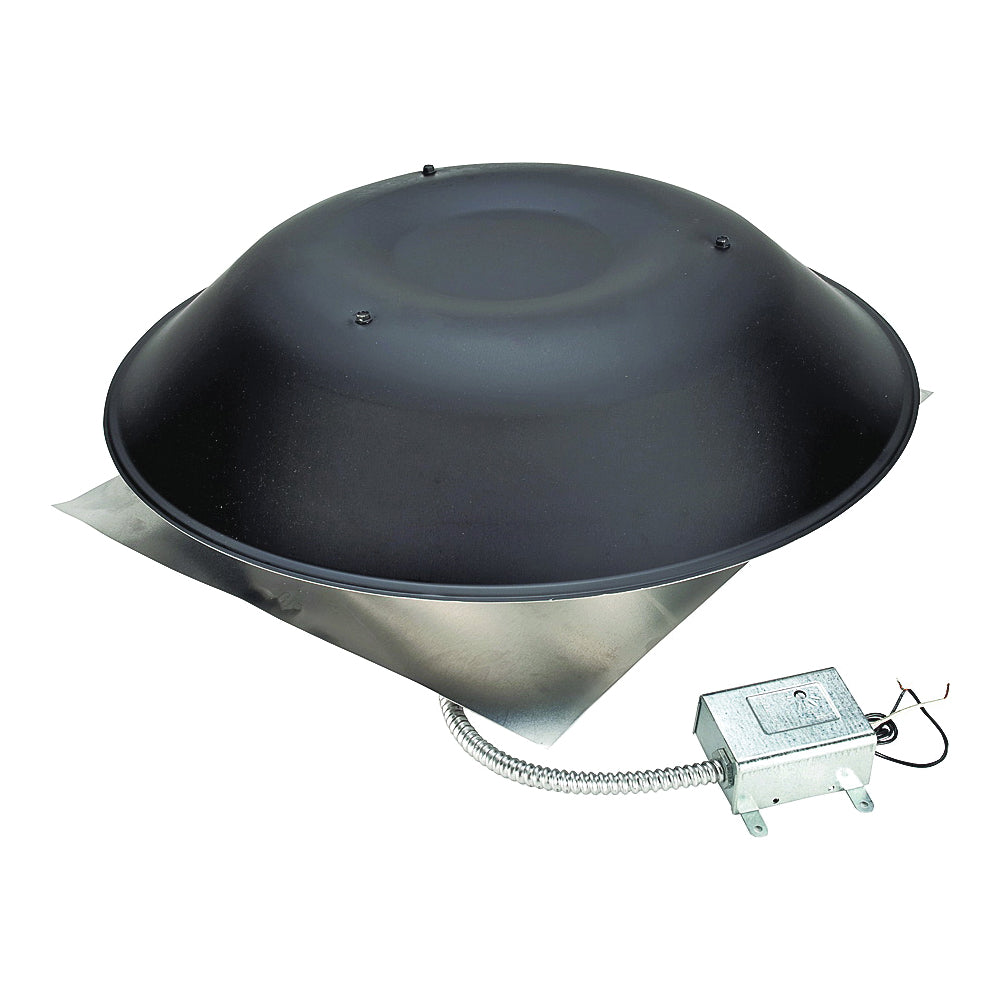 LOMANCO LomanCool 2000B Standard Power Vent, 120 V, Aluminum, Black