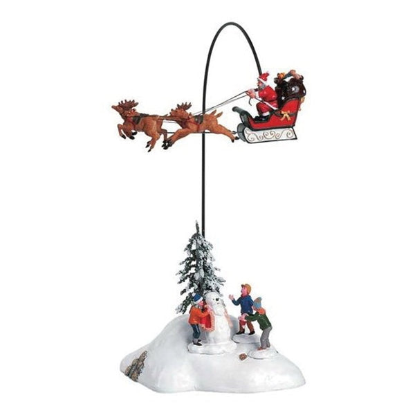 Lemax 54353 Christmas Figurine, 12.6 in H, Santa Claus is Coming to Town