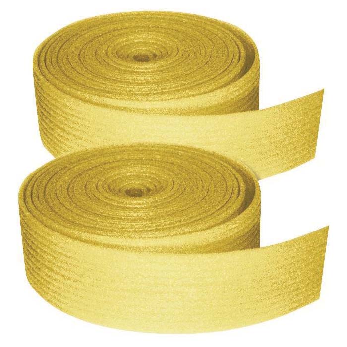 TVM 75055 Sill Seal, 5-1/2 in W, 50 ft L Roll, Steel, Yellow