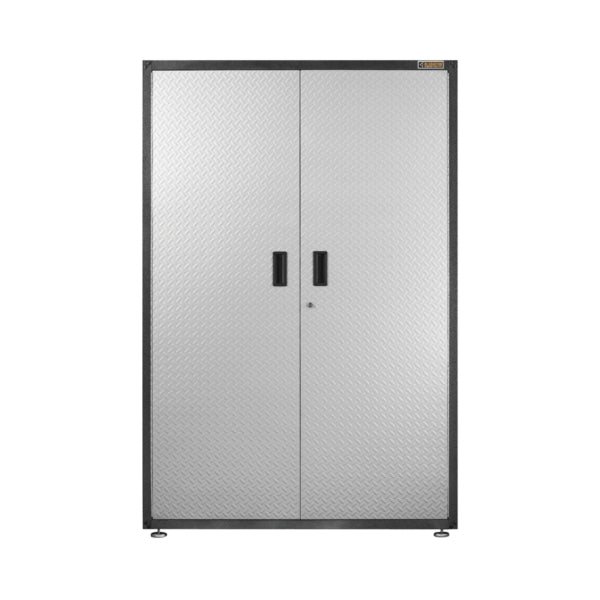 GLADIATOR GAJG48KDYG Gear Box, 250 lb, 3-Shelf, Steel, Silver Tread