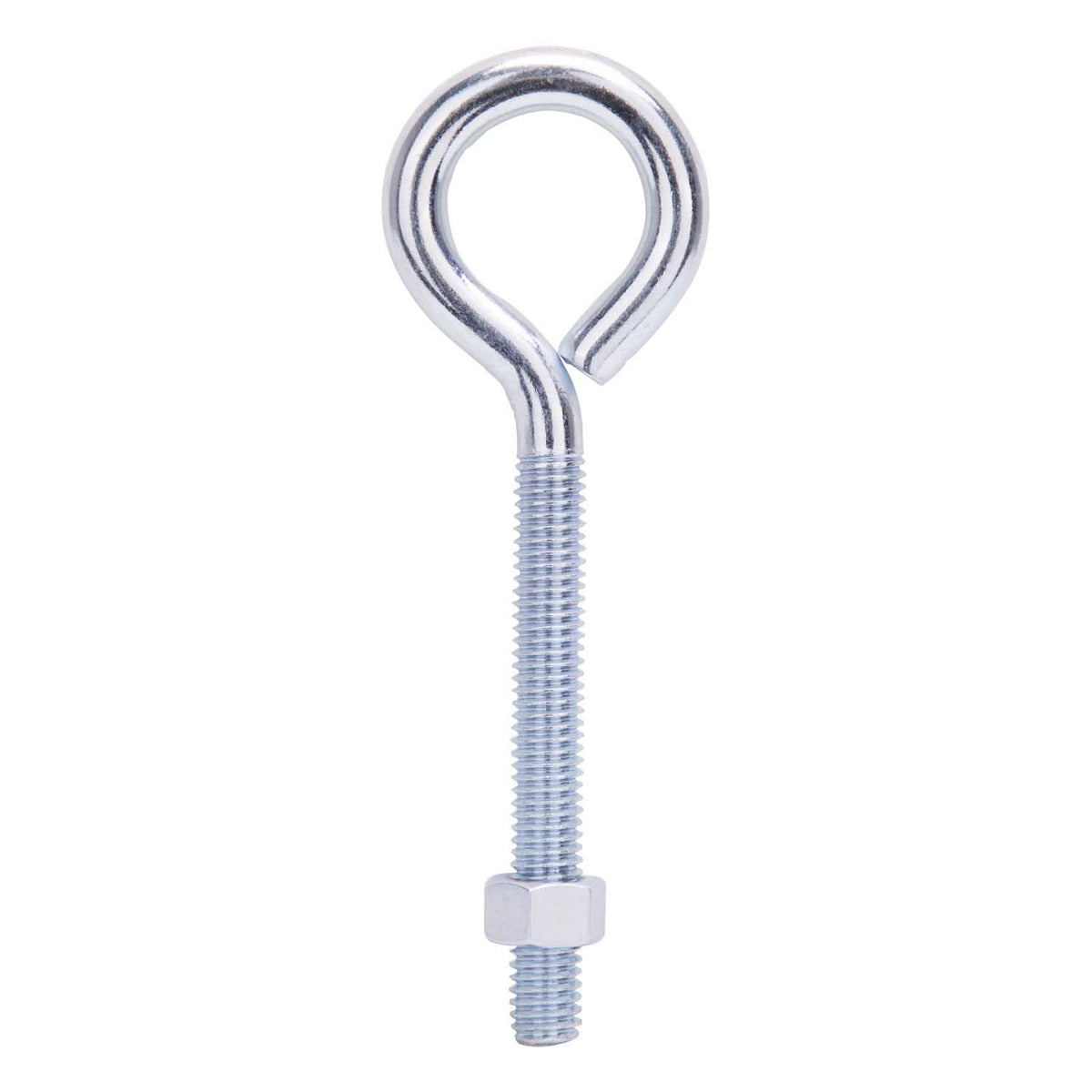 ProSource LR284 Eye Bolt, 9.5 mm Thread, Machine Thread, 3 in L Thread, 1-5/8 in Dia Eye, 264 lb Working Load, Steel