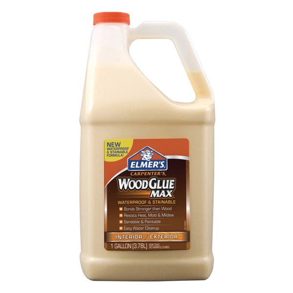 Elmers Carpenter&#39;s Max E7330 Wood Glue, Beige, 1 gal Bottle