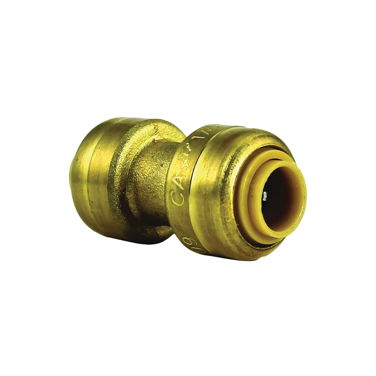 SharkBite U004LFA Tube Coupling, 1/4 in, Brass, 200 psi Pressure