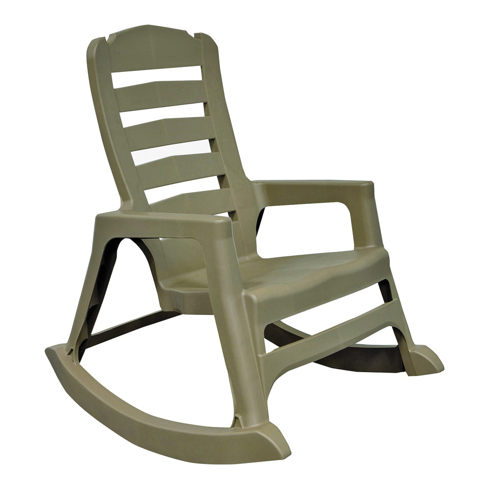 Adams Big Easy 8080-96-3700 Stacking Rocking Chair, 29.62 in OAW, 36.9 in OAD, 41.01 in OAH, Polypropylene