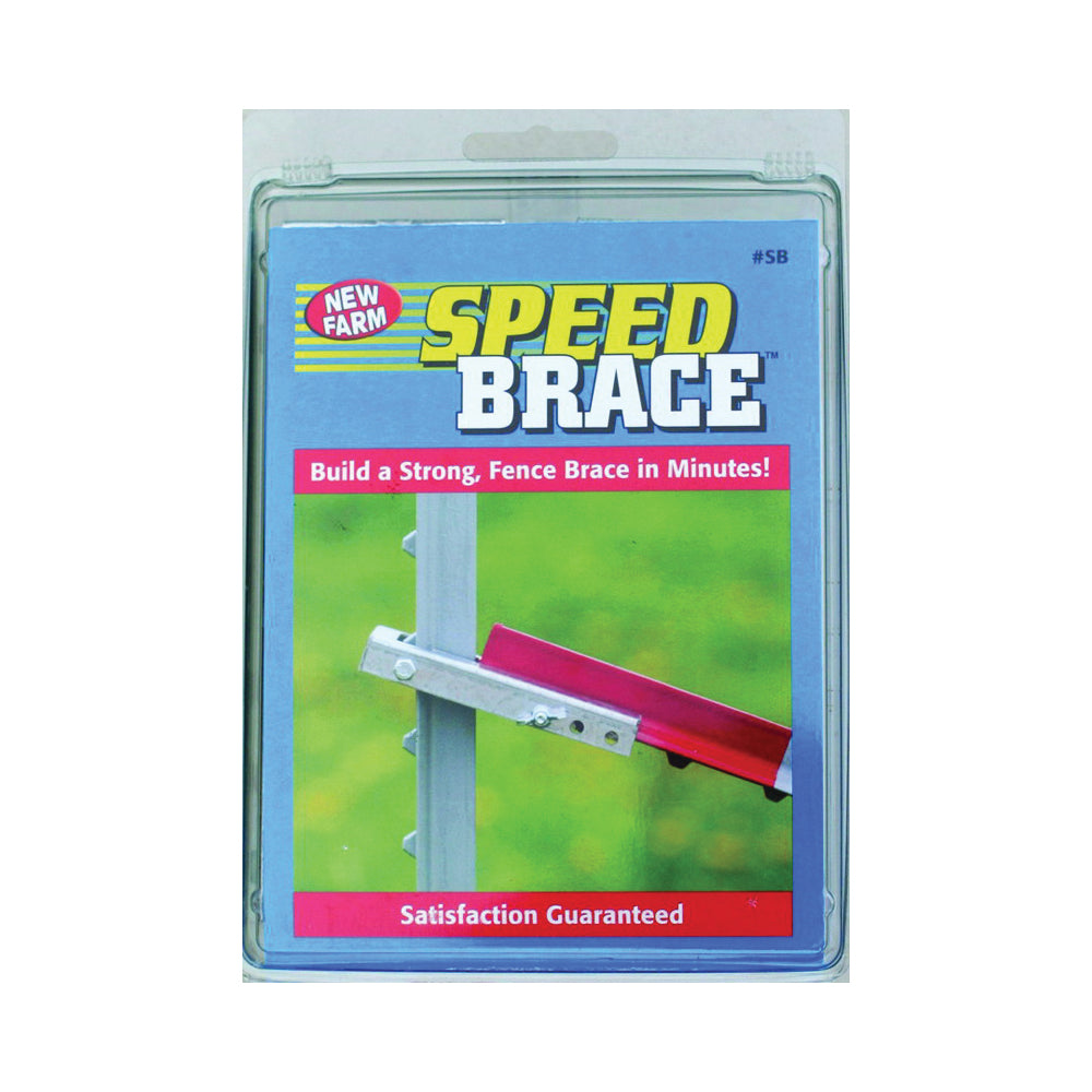 NEW FARM SB T-Post Connector, Steel, For: Electric Fence