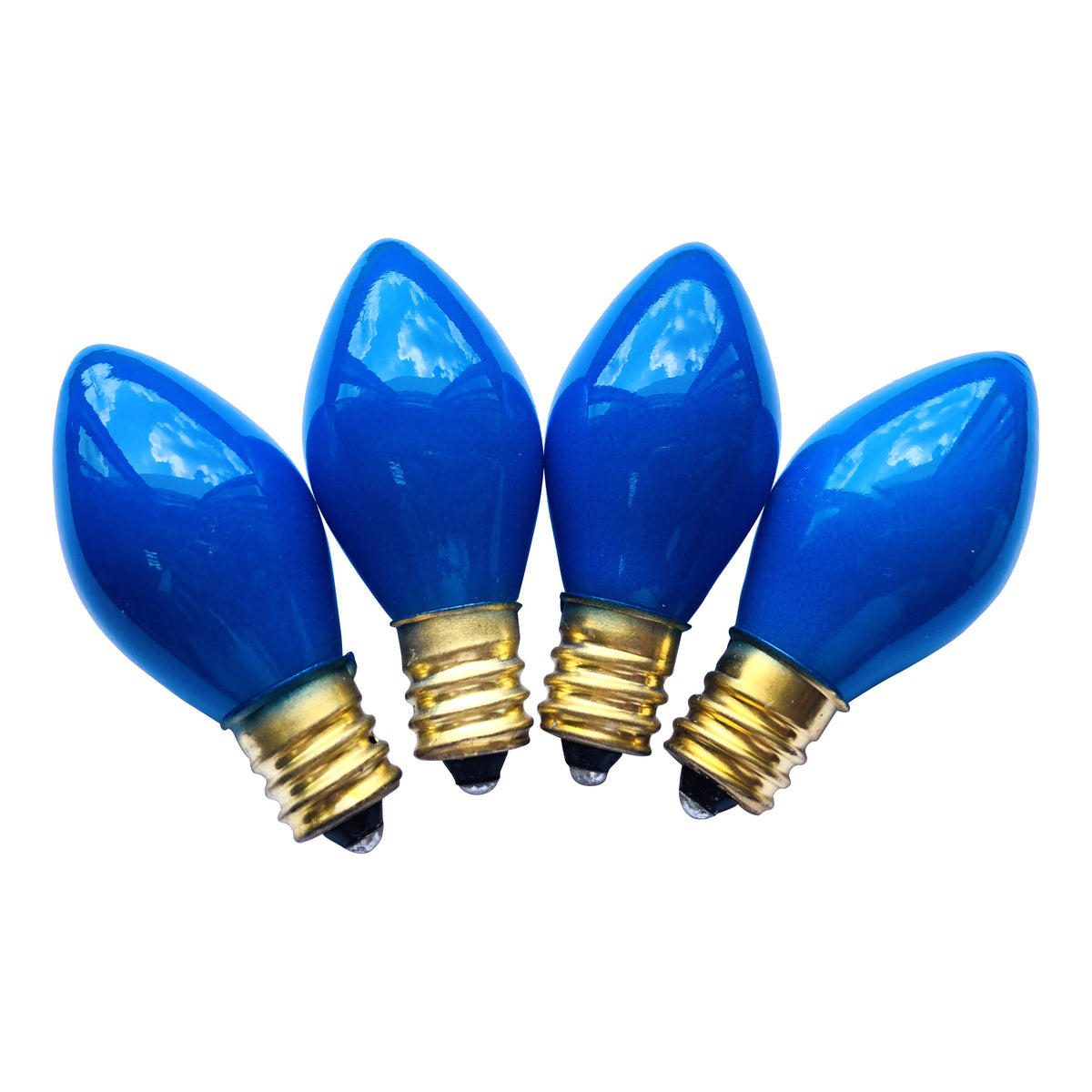 Hometown Holidays 16230 Light Bulb, 170 W, Copper Base Lamp Base, Tungsten Lamp, Blue Light, 3000 hr Average Life