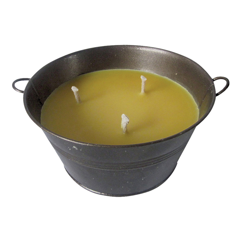 Seasonal Trends Y2565 Candle Bucket, Bucket, Hammertone, Citronella, 20 to 25 hrs Burn Time, 48.5 x 33 x 34 cm