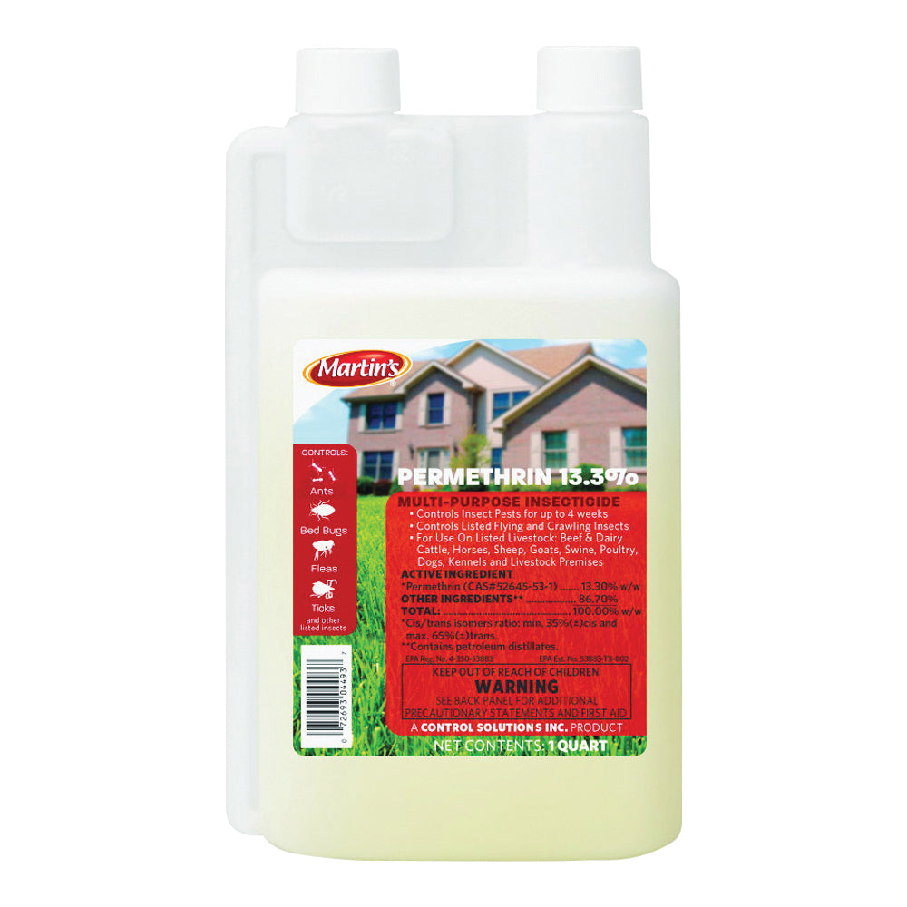 Martin's 82004493 Insecticide, Liquid, Spray Application, 1 qt Bottle