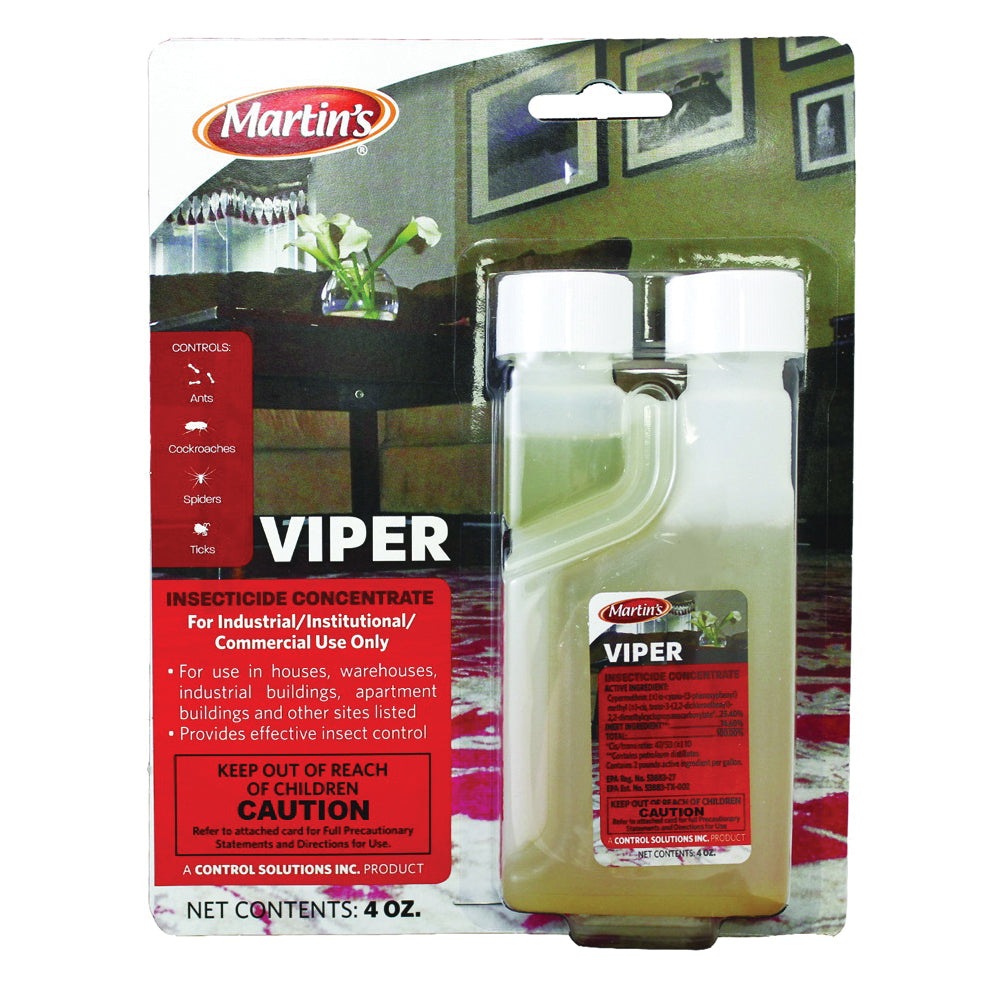Martin's 82005005 Concentrated Insecticide Killer, Liquid, Spray Application, 4 oz Bottle