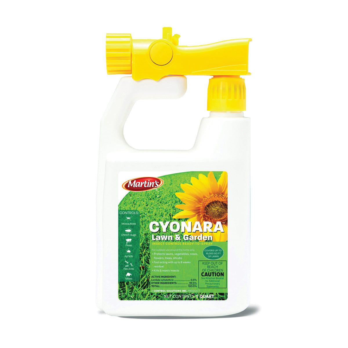 Martin's Cyonara 82031985 Mosquito and Insect Control, Liquid, 1 qt Package