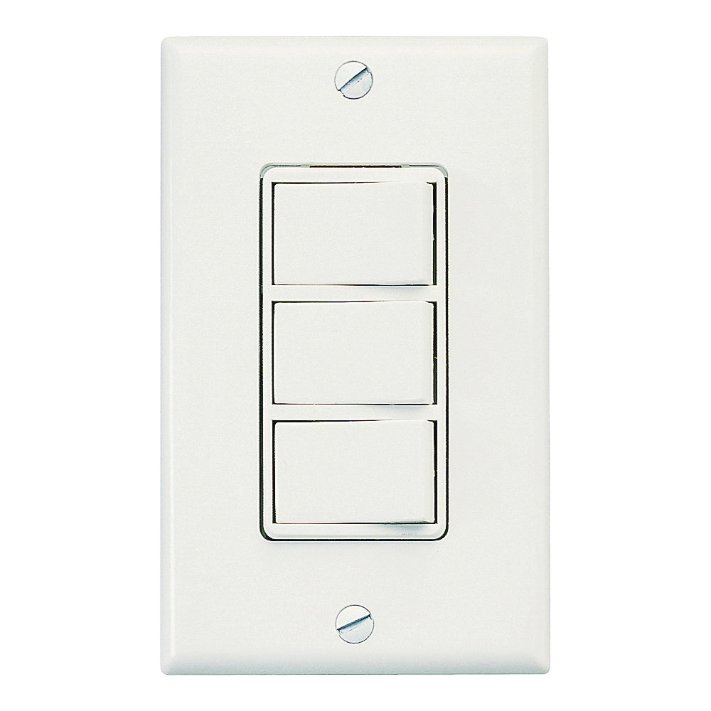 Air King AKS3 Toggle Switch, 15/20 A, 120 V, White