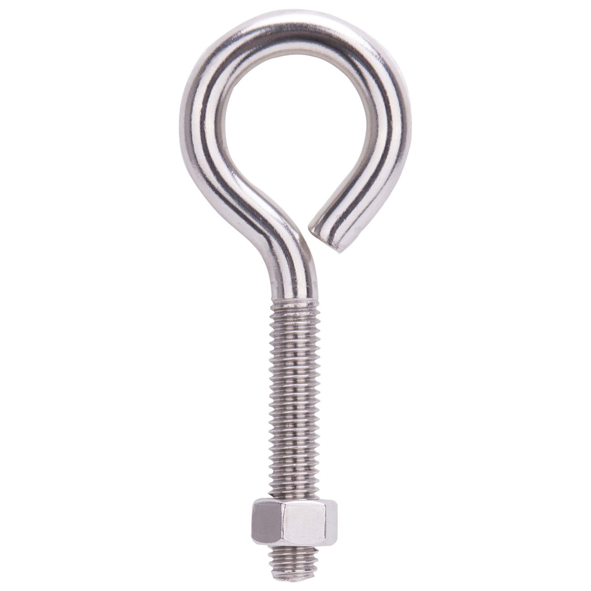 ProSource LR298 Eye Bolt, 9.5 mm Thread, Machine Thread, 2 in L Thread, 1-5/8 in Dia Eye, 414 lb Working Load