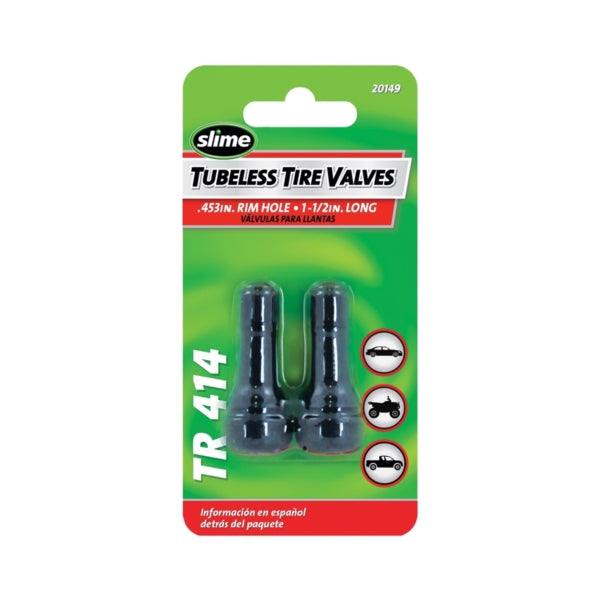 Slime 20149 Tubeless Tire Valve, Rubber