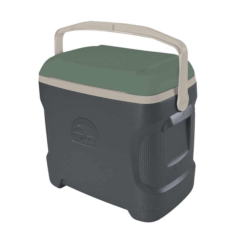 IGLOO 49625 Ice Chest, 30 qt Cooler, HDPE Resin, Green