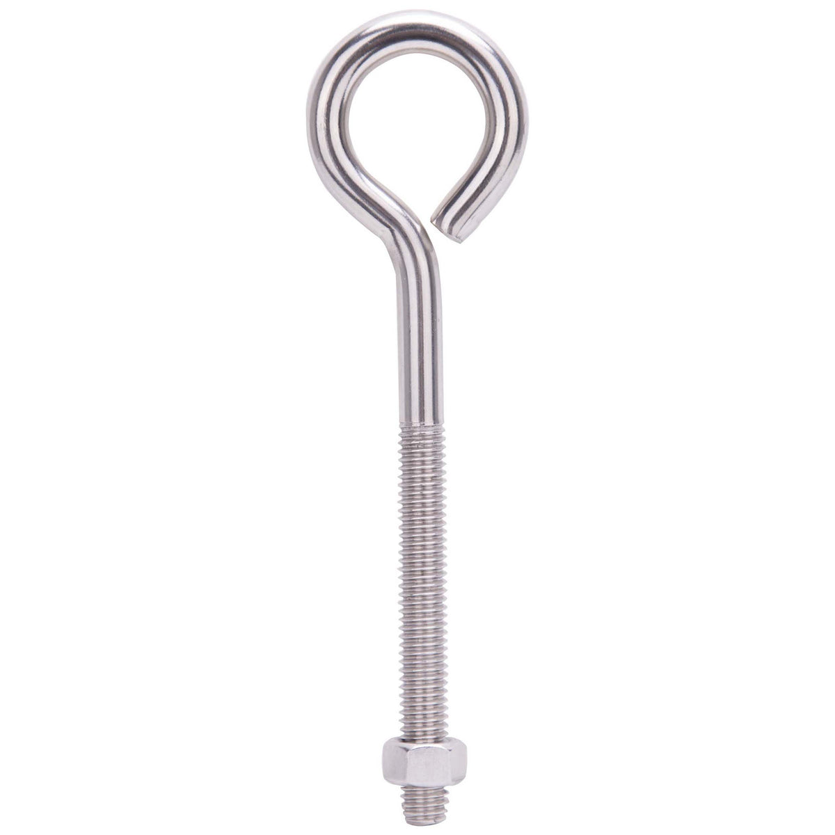 ProSource LR299 Eye Bolt, 9.4 mm Thread, Machine Thread, 3 in L Thread, 1-5/8 in Dia Eye, 416 lb Working Load