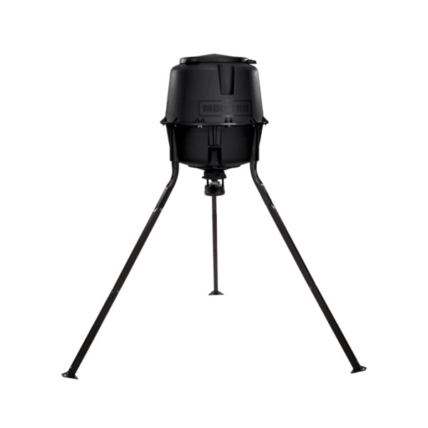 MOULTRIE MFG-13220 Deer Feeder, 30 gal Hopper, Plastic, Black