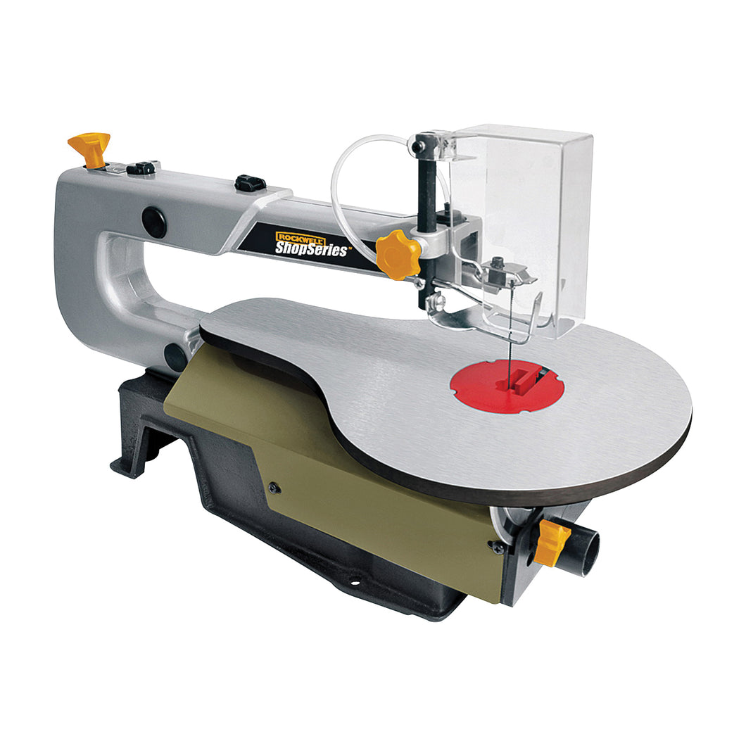 ROCKWELL RK7315 Corded Scroll Saw, 120 V, 1.2 A, 5 in L Blade, 2-1/2 in Cutting Capacity, 500 to 1700 spm