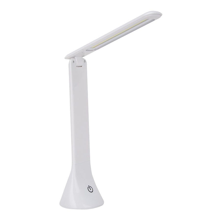 PowerZone 18101041 Foldable Desk Lamp, 1-Lamp, LED Lamp, 150 Lumens, White