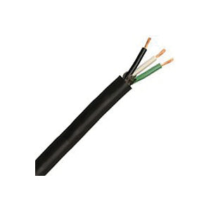 CCI 233880408 Electrical Cable, 12 AWG Wire, 3 -Conductor, Copper Conductor, TPE Insulation, TPE Sheath, 300 V