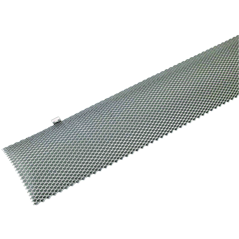 Amerimax GGGLK5 Hinged Gutter Guard, 3 ft L, 5 in W, Steel, Galvanized