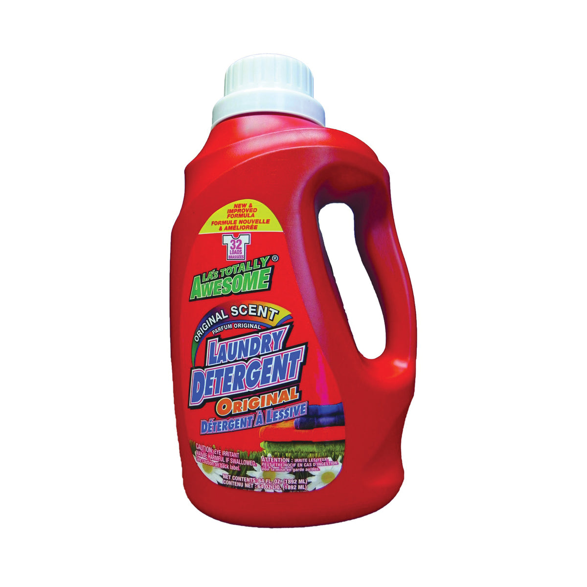 LA&#39;s TOTALLY AWESOME 233 Laundry Detergent, 64 oz, Liquid, Original