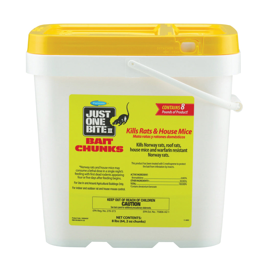 Starbar Just One Bite 100504297 Mouse and Rat Killer, Solid, 2 oz Pail