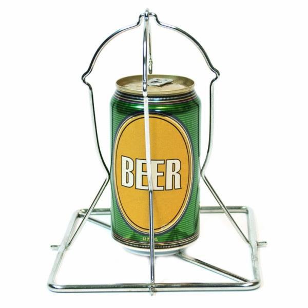 Big Green Egg 002099 Beer Can Chicken Roaster, Folding, Vertical, For: 2XL, XL, Large, Medium and Small EGGs