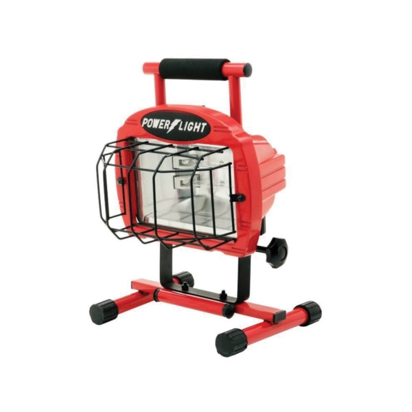 CCI L38DB Work Light, 600 W, 3-Lamp, Halogen Lamp, 10,800 Lumens Lumens, Red