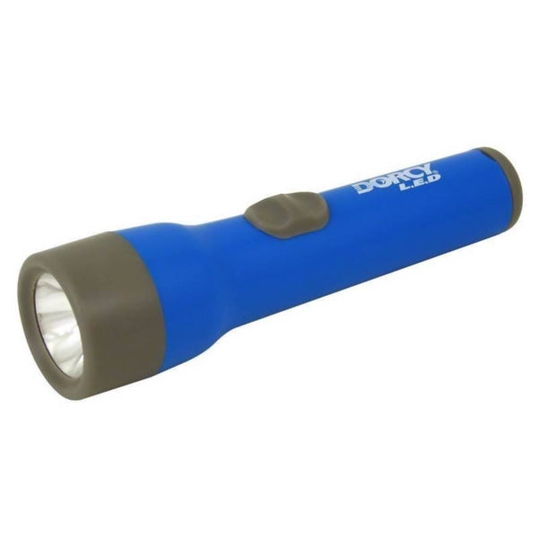 Dorcy 41-2461 Flashlight, AA Battery, Alkaline Battery, LED Lamp, 50 Lumens, 50 m Beam Distance, 10 hr Run Time